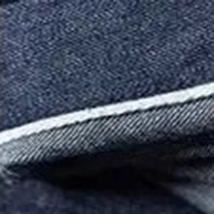 Shawl collar selvedge men's jean chore jacket