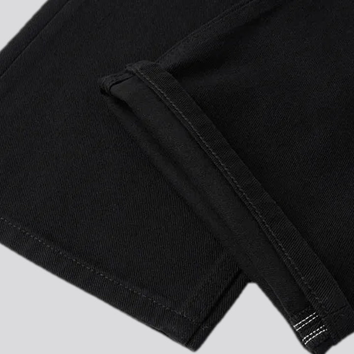 Mid rise casual midweight men's jeans