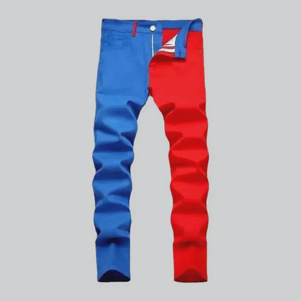 Color men's mid-waist jeans | Jeans4you.shop