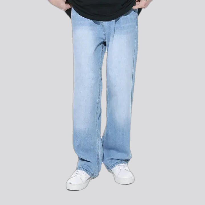 Colored fashion street style men's jeans