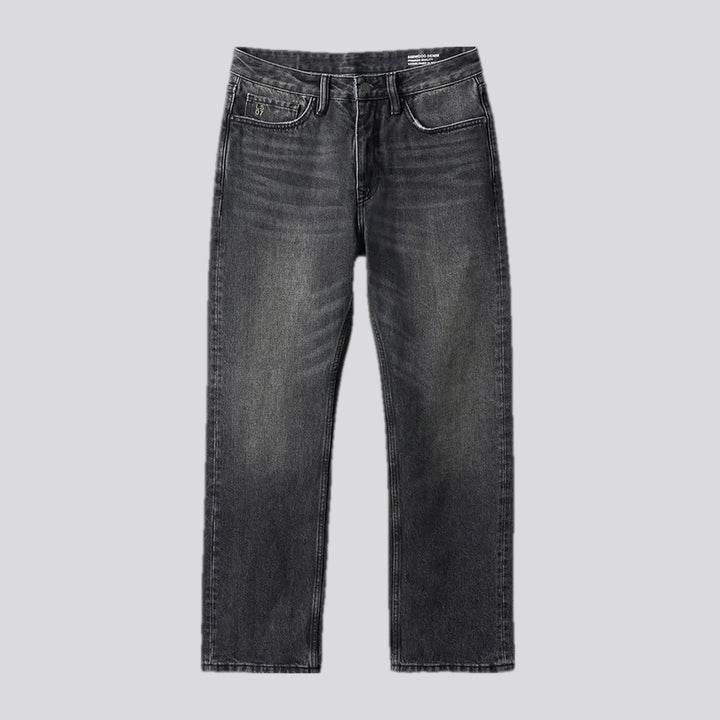 Casual Straight Stonewashed Men's Jeans | Jeans4you.shop